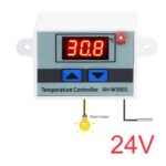 Controlador de temperatura LED Digital XH-W3001, Sensor NTC del termostato del interruptor de calefacción de refrigeración Arduino, 24V