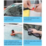 2 uds limpiador repelente de lluvia de vidrio limpiaparabrisas limpiador repelente de lluvia para parabrisas de coche suministros para coche, Rain Repellent - Imagen 5
