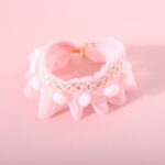 6 piezas de encaje para mascotas, collar ajustable, accesorios para fotos de perros y gatos, S 20-25cm
