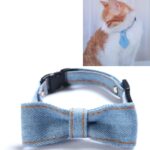4 Uds. Collar de pajarita de vaquero para mascotas, collares de corbata ajustables para gatos y perros, suministros y accesorios para mascotas, S 16-32cm Big Bowknot