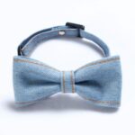 4 Uds. Collar de pajarita de vaquero para mascotas, collares de corbata ajustables para gatos y perros, suministros y accesorios para mascotas, S 16-32cm Big Bowknot - Imagen 2