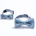 4 Uds. Collar de pajarita de vaquero para mascotas, collares de corbata ajustables para gatos y perros, suministros y accesorios para mascotas, S 16-32cm Big Bowknot - Imagen 3