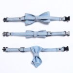 4 Uds. Collar de pajarita de vaquero para mascotas, collares de corbata ajustables para gatos y perros, suministros y accesorios para mascotas, S 16-32cm Big Bowknot - Imagen 4