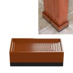 4 PCS / Set Pie De Cama Muebles Elevados Base De Almohadilla De Pie Elevada General Refrigerador Lavadora Base Mesa Y Silla Mesa De Centro Bloque Elevado, Half Pack Increased 4cm, All Inclusive Increased 4cm, 3.5cm Height Increase