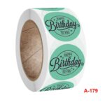 10 PCS Fiesta de cumpleaños Pegatinas hechas a mano Etiqueta de decoración de regalo, A-179 Sticker - Imagen 3