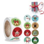 Etiqueta adhesiva de regalo de decoración navideña de 10 piezas, A-193 Sticker