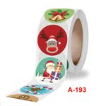 Etiqueta adhesiva de regalo de decoración navideña de 10 piezas, A-193 Sticker - Imagen 4