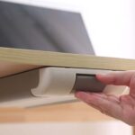 Caja de almacenamiento tipo cajonera debajo del escritorio, caja de almacenamiento oculta para escritorio de oficina, papelería para estudiantes, 2 uds. - Imagen 4