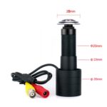 800TVL CVBS Puerta analógica Color de ojo de gato Cámara de visor de puerta de visión amplia Cámara de seguridad para el hogar ajustable - Imagen 2