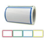 A-131 5 etiquetas adhesivas con nombre en rollo, 150 PCS/Roll 88x58 mm, 300 PCS/Roll 88x58 mm - Imagen 3