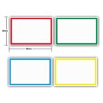A-131 5 etiquetas adhesivas con nombre en rollo, 150 PCS/Roll 88x58 mm, 300 PCS/Roll 88x58 mm - Imagen 4