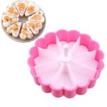 2 uds., Plato para pastel, juego de moldes para sushi, creativo molde de sushi en forma de corazón, taza de pudín de gelatina al horno, molde de bola de arroz Melaleuca