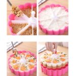 2 uds., Plato para pastel, juego de moldes para sushi, creativo molde de sushi en forma de corazón, taza de pudín de gelatina al horno, molde de bola de arroz Melaleuca - Imagen 5