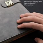 Cuaderno De Negocios Retro Cuaderno Simple Bloc De Notas De Oficina, Brown A5 Sheepskin Buckle - Imagen 4