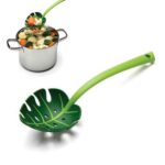 Colador de cuchara de fideos colador de hoja verde de 6 piezas