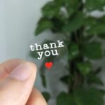 3 pegatinas de agradecimiento, etiqueta de sellado, embalaje de regalo, pegatina decorativa, E-06 Sticker - Imagen 4
