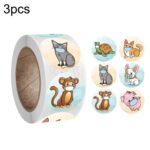 3 pegatinas de recompensa para niños, juguetes, papelería, etiqueta decorativa, K-43 2.5cm / 1inch