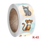 3 pegatinas de recompensa para niños, juguetes, papelería, etiqueta decorativa, K-43 2.5cm / 1inch - Imagen 2