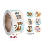 3 pegatinas de recompensa para niños, juguetes, papelería, etiqueta decorativa, K-43 2.5cm / 1inch - Imagen 3