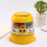 3 uds barril de aceite Pastel 12 colores 18 colores 24 colores 36 colores juego de dibujo para niños crayones lavables, 36 Colors