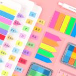 11 PCS Etiqueta adhesiva pequeña transparente fluorescente Etiqueta indicadora de notas Etiqueta adhesiva de índice, 7660 (One Box) - Imagen 4
