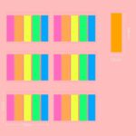 11 PCS Etiqueta adhesiva pequeña transparente fluorescente Etiqueta indicadora de notas Etiqueta adhesiva de índice, 7662 (One Pack) - Imagen 2
