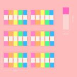 11 PCS Etiqueta adhesiva pequeña transparente fluorescente Etiqueta indicadora de notas Etiqueta adhesiva de índice, 7663 (One Pack) - Imagen 2