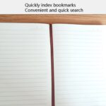 Cuaderno de 3 uds., Bloc de notas para estudiantes, libro diario, libro de registro de negocios, cuaderno de PU, A5 Plain Weave Blue - Imagen 3