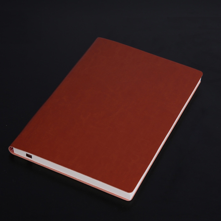 TBD0546274503.jpg Cuaderno de 3 uds., Bloc de notas para estudiantes, libro diario, libro de registro de negocios, cuaderno de PU, A5 Plain Charred Tea Brown - Imagen 1