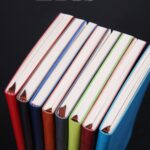 Cuaderno de 3 uds., Bloc de notas para estudiantes, libro diario, libro de registro de negocios, cuaderno de PU, A5 Plain Weave Nile Blue - Imagen 2