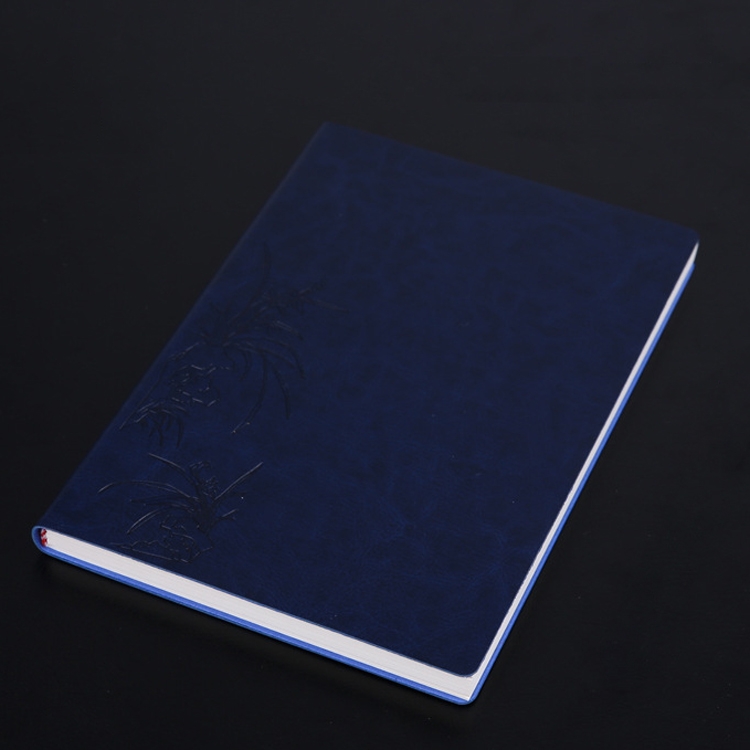 TBD0546274514.jpg Cuaderno de 3 uds., Bloc de notas para estudiantes, libro diario, libro de registro de negocios, cuaderno de PU, A5 Embossed Nile Blue - Imagen 1