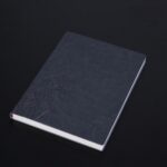 Cuaderno de 3 uds., Bloc de notas para estudiantes, libro diario, libro de registro de negocios, cuaderno de PU, A5 Rmbossed Horn Gray