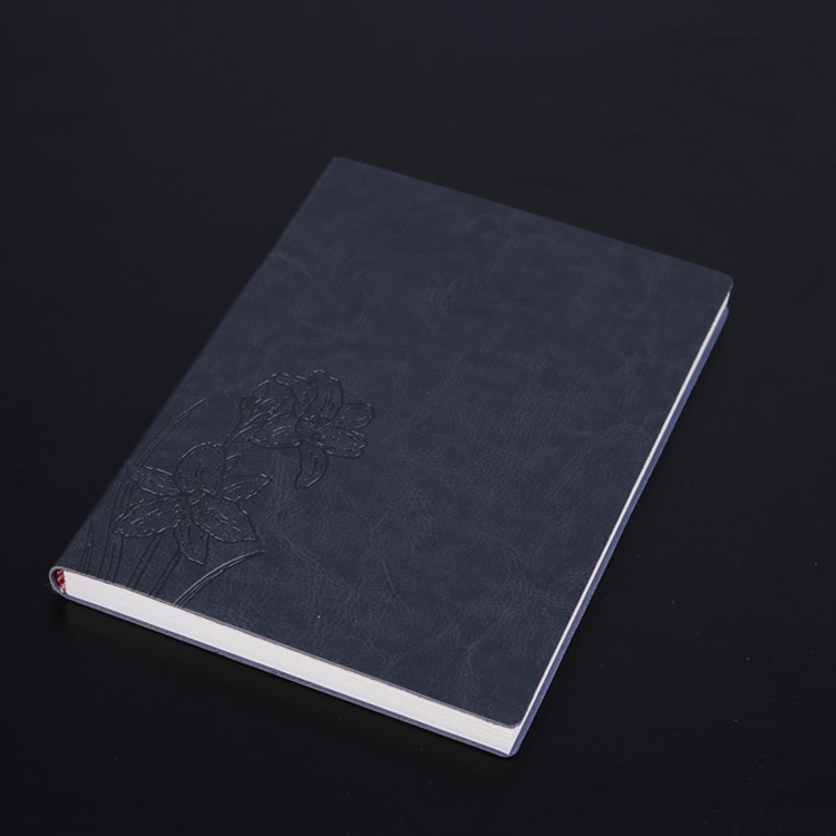 TBD0546274515.jpg Cuaderno de 3 uds., Bloc de notas para estudiantes, libro diario, libro de registro de negocios, cuaderno de PU, A5 Rmbossed Horn Gray - Imagen 1