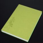 Cuaderno de 3 uds., Bloc de notas para estudiantes, libro diario, libro de registro de negocios, cuaderno de PU, A5 Embossed Green