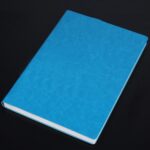 Cuaderno de 3 uds., Bloc de notas para estudiantes, libro diario, libro de registro de negocios, cuaderno de PU, B5 Plain Weave Blue