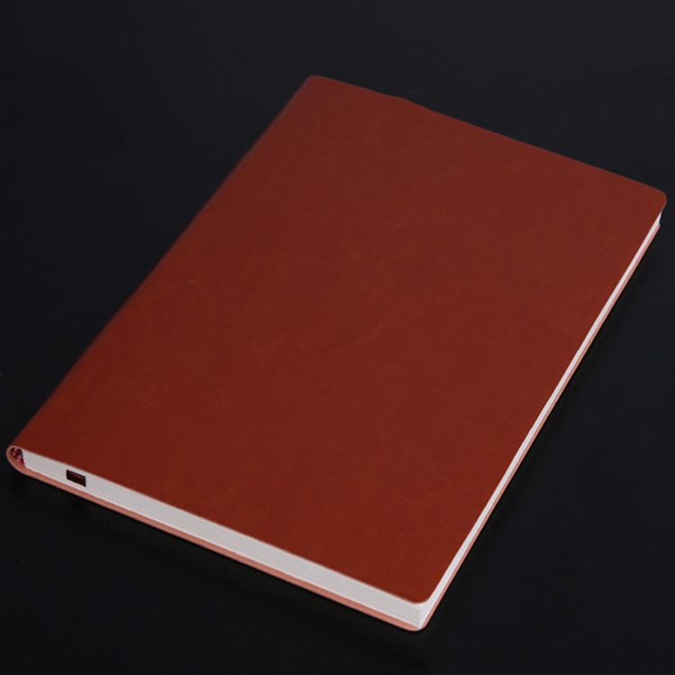 TBD0546274519.jpg Cuaderno de 3 uds., Bloc de notas para estudiantes, libro diario, libro de registro de negocios, cuaderno de PU, B5 Plain Charred Tea Brown - Imagen 1