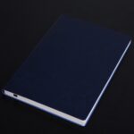 Cuaderno de 3 uds., Bloc de notas para estudiantes, libro diario, libro de registro de negocios, cuaderno de PU, B5 Plain Weave Nile Blue