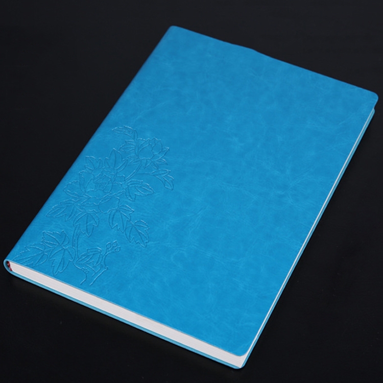 TBD0546274525.jpg Cuaderno de 3 uds., Bloc de notas para estudiantes, libro diario, libro de registro de negocios, cuaderno de PU, B5 Embossed Turquoise Green - Imagen 1
