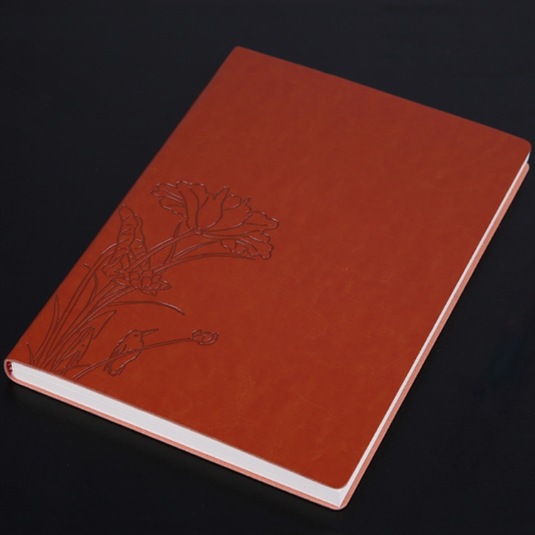 TBD0546274527.jpg Cuaderno de 3 uds., Bloc de notas para estudiantes, libro diario, libro de registro de negocios, cuaderno de PU, B5 Embossed Charred Tea Brown - Imagen 1