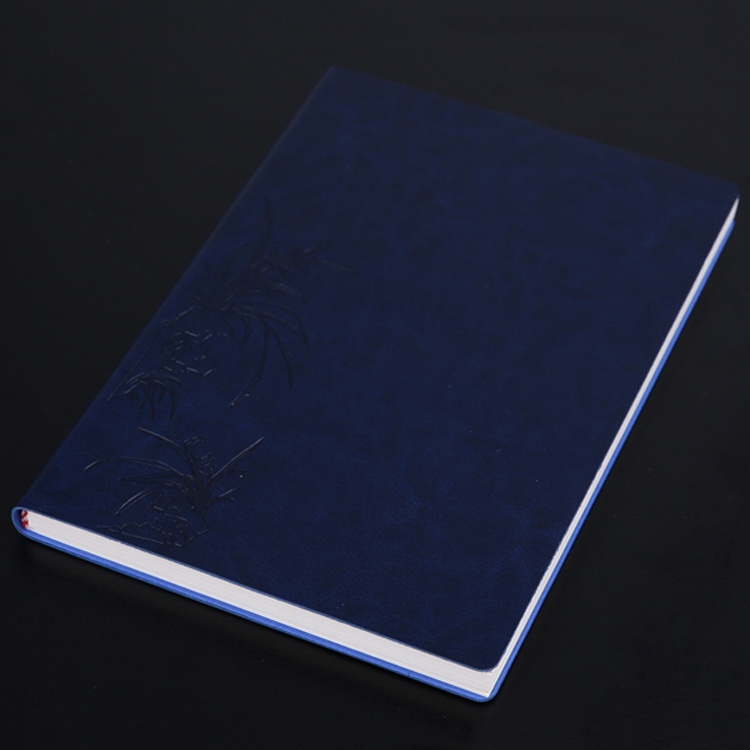 TBD0546274530.jpg Cuaderno de 3 uds., Bloc de notas para estudiantes, libro diario, libro de registro de negocios, cuaderno de PU, B5 Embossed Nile Blue - Imagen 1