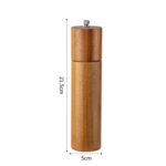 Molinillo de pimienta de madera para el hogar, sal marina, botella de condimento Manual, herramienta de cocina, Style 1 - Imagen 2