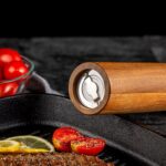 Molinillo de pimienta de madera para el hogar, sal marina, botella de condimento Manual, herramienta de cocina, Style 1 - Imagen 4