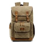 Bolsa de fotografía impermeable de lona Batik, mochila grande resistente al desgaste para exteriores para cámara fotográfica, mochila para hombres para Nikon/Canon/Sony/Fujifilm