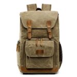 Bolsa de fotografía impermeable de lona Batik, mochila grande resistente al desgaste para exteriores para cámara fotográfica, mochila para hombres para Nikon/Canon/Sony/Fujifilm - Imagen 2