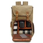 Bolsa de fotografía impermeable de lona Batik, mochila grande resistente al desgaste para exteriores para cámara fotográfica, mochila para hombres para Nikon/Canon/Sony/Fujifilm - Imagen 3