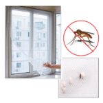DIY Fly Mosquito Bug Mesh Window Screen Autoadhesivo Anti-mosquito Net, Window Screen 15X20CM
