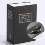 Simulación Diccionario Inglés Libro Segura Alcancía Decoración Creativa Estantería, Versión Llave Trompeta, Black