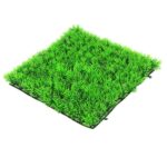 2 piezas de simulación de césped, centro comercial, pecera para interiores y exteriores, tanque de tortugas, decoración de plantas verdes, tamaño: 25x25x3,5 cm, 81 Mesh Pine - Imagen 2