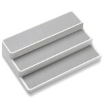 Estante de almacenamiento de condimento escalonado de tres capas de 2 piezas Estante de almacenamiento de cocina para el hogar