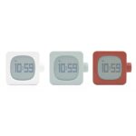 Reloj despertador cuadrado multifuncional creativo para estudiantes junto a la cama y dormitorio - Imagen 2